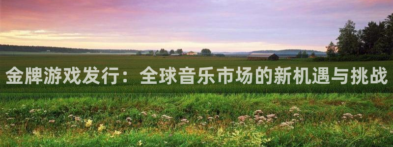 杏耀子音乐：金牌游戏发行：全球音乐市场的新机遇与挑战